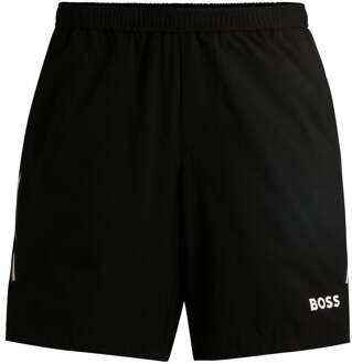 BOSS Score TOC 9inch Shorts Heren-Zwart - XL