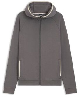 BOSS Sense Hooded Jacket Grijs,Beige,Wit - Medium,Large,X-Large
