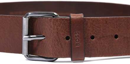 BOSS Serge Gunmetal Hardware Gecertificeerd Leren Riem - Bruin