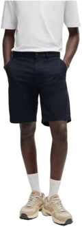 BOSS Slim Fit Bermuda Shorts Lente/Zomer Boss , Blue , Heren - W32,W33,W38,W30,W31,W36,W35