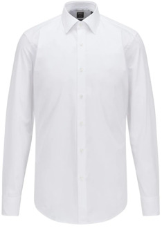 BOSS Slim Fit Overhemd Boss , White , Heren - 4Xl,5Xl