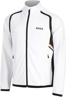 BOSS Spin Trainingsjack Heren wit - XL