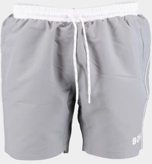 BOSS Starfish Zwemshort Heren grijs - wit - M