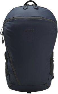 BOSS Stenson Backpack dark blue Blauw - H 47,5 x B 26,5 x D 24,5 cm