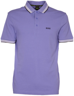 BOSS Stijlvolle T-shirts en Polos Boss , Purple , Heren - Xl,L,M