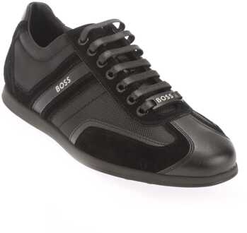 BOSS Stiven herentrainers in zwart - maat EU 39/ UK 6