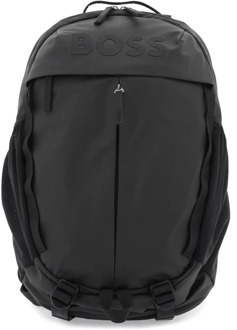 BOSS Stormy Backpack black backpack Zwart - H 50 x B 30,5 x D 18