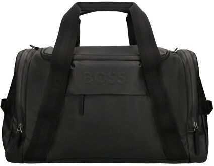 BOSS Stormy Duffle black weekendtas handbagage Zwart - H 27 x B 52 x D 22 cm