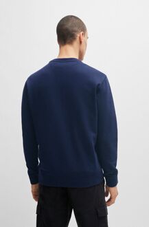 BOSS Sweater Westart Navy Donkerblauw