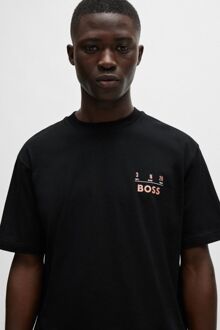 BOSS T-shirt Backprint Zwart - L,M,XL,XXL