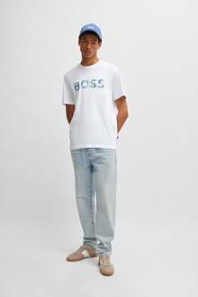 BOSS T-shirt Bossocean Wit - 3XL,4XL,L,M,XL,XXL