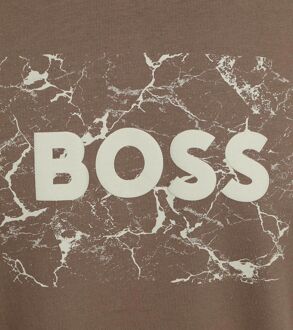 BOSS T-shirt Logo Bruin - XL
