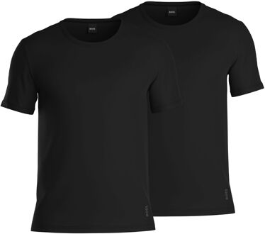 BOSS T-shirt Modern slim fit 2-pack zwart - L