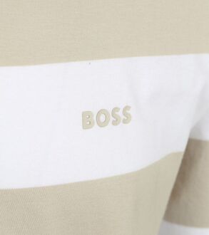 BOSS T-shirt Stripe Beige - XXL