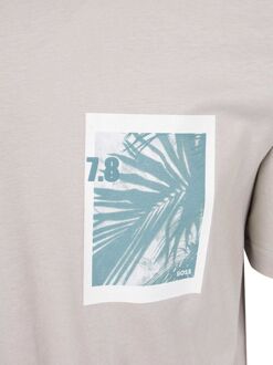 BOSS T-shirt Te Board Grijs - 3XL,L,M,XL,XXL