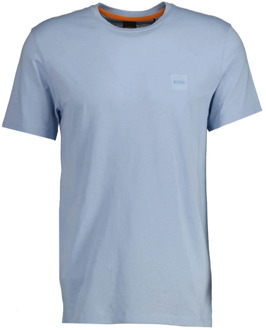 BOSS Tales Logopatch Shirt Heren licht blauw - XXL