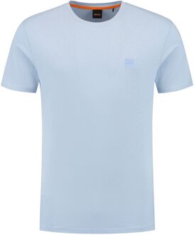 BOSS Tales Logopatch Shirt Heren lichtblauw - M