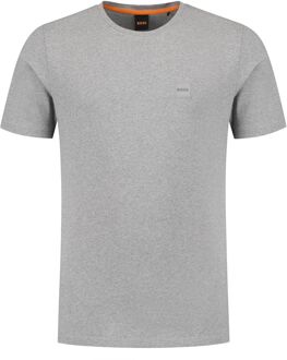 BOSS Tales Logopatch Shirt Heren lichtgrijs