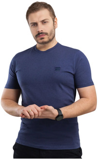 BOSS Tales Logopatch Shirt Heren navy - XL