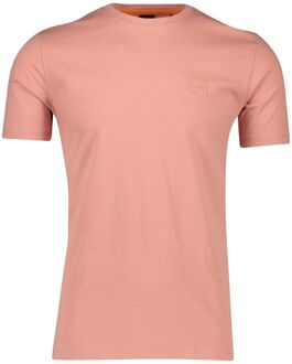 BOSS Tales Logopatch Shirt Heren roze - XL