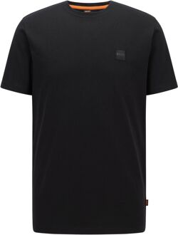 BOSS Tales Logopatch Shirt Heren zwart - 6XL