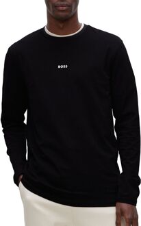 BOSS Tchark Longsleeve Shirt Heren zwart