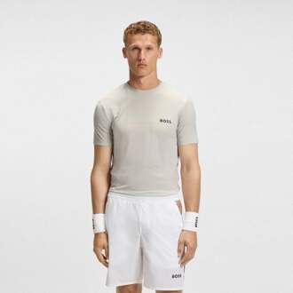 BOSS Tech TOC T-shirt Heren-Beige - L