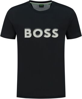 BOSS Teeos Shirt Heren zwart - XL