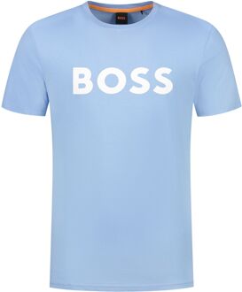 BOSS Thinking Shirt Heren licht blauw - wit - M