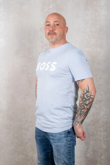 BOSS Thinking Shirt Heren licht blauw - wit - M