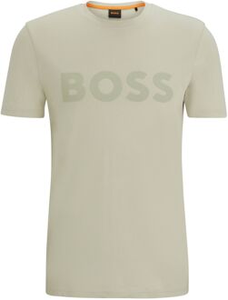 BOSS Thinking T-shirt Heren beige - XXL