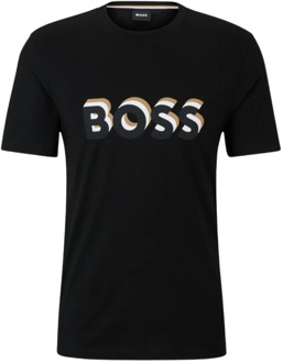 BOSS Tiburt 427 Shirt Boss , Black , Heren - Xl,L,M