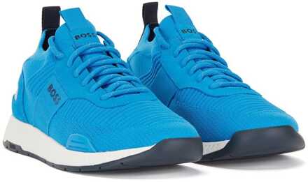 BOSS Titanium hardlooptrainers voor heren in blauw - EU 39/ UK 6