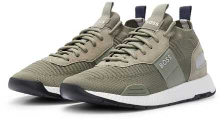 BOSS Titanium hardlooptrainers voor heren in groen