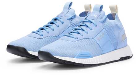 BOSS Titanium hardlooptrainers voor heren in lichtblauw - maat EU 39/ UK 6