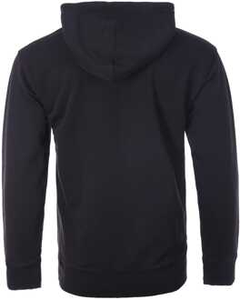 BOSS Tonal Logo Garment Dyed Duurzame Hoodie - Zwart