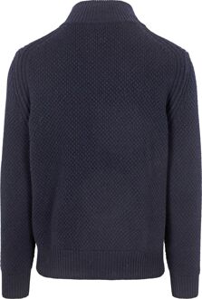 BOSS Trui Half Zip Kurano Navy Donkerblauw - XL