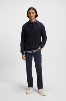 BOSS Trui Kaktus Navy Donkerblauw - L,XL