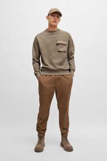 BOSS Trui Pocket Cargo Lichtbruin - L,M,XL,XXL