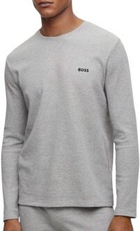 BOSS Waffle LS Shirt Heren grijs - XL