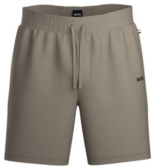 BOSS Waffle Shorts * Actie * Bruin,Wit,Blauw - Large