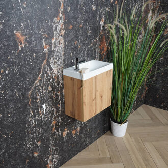 Boss & Wessing ACTIE BWS Fonteinmeubel | Paris | 40cm | Rustiek Eiken