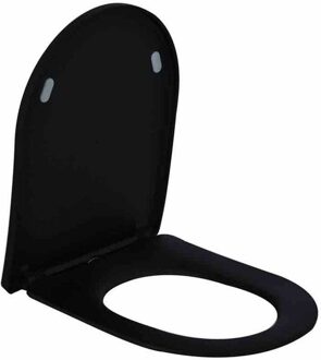 Boss & Wessing AQS Toiletzitting Vera Shade Fit Met Deksel Met Soft Close Mat Zwart Boss & Wessing