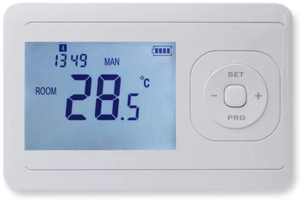 Boss & Wessing Atlas thermostaat draadloos mat wit