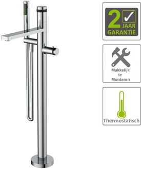 Boss & Wessing Bad Thermostaatkraan BWS Exclusive Vrijstaand Compleet Chroom