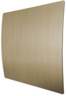 Boss & Wessing Badkamer Ventilator Pro Design Nalooptimer 100 mm 105 m3 Goud Kunststof Boss & Wessing