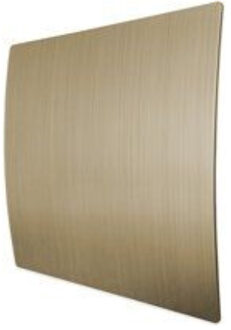 Boss & Wessing Badkamer Ventilator Pro Design Nalooptimer 100mm 75 m3 Goud Kunststof