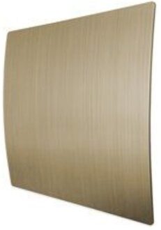 Boss & Wessing Badkamer Ventilator Pro Design Nalooptimer Vochtsensor 100mm 75 m3 Goud Kunststof