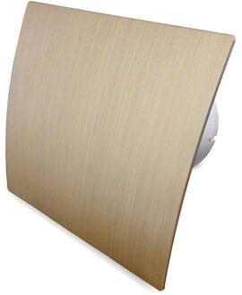 Boss & Wessing Badkamer Ventilator Pro Design Standaard 125 mm 170 m3 Goud Kunststof Boss & Wessing