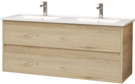 Boss & Wessing Badkamermeubelset BWS Hayat Eiken 120cm Bruin